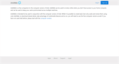 Desktop Screenshot of ankiweb.net